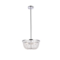 Gianna 13 inch pendant in chrome