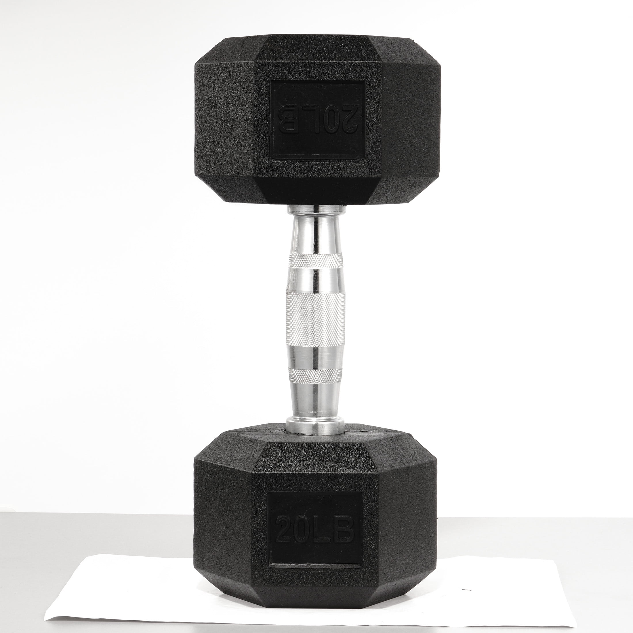 Gianna 20 lbs Hex Dumbbells with Rubber Coated, Hand Weights for