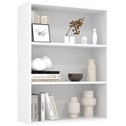 Gianna 3-Tier Bookshelves with Adjustable Shelves, Floor Standing Bookcase for Home & Office Storage, White