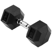 Gianna 30 lbs Hex Dumbbells with Rubber Coated, Hand Weights for Exercises and Fitness