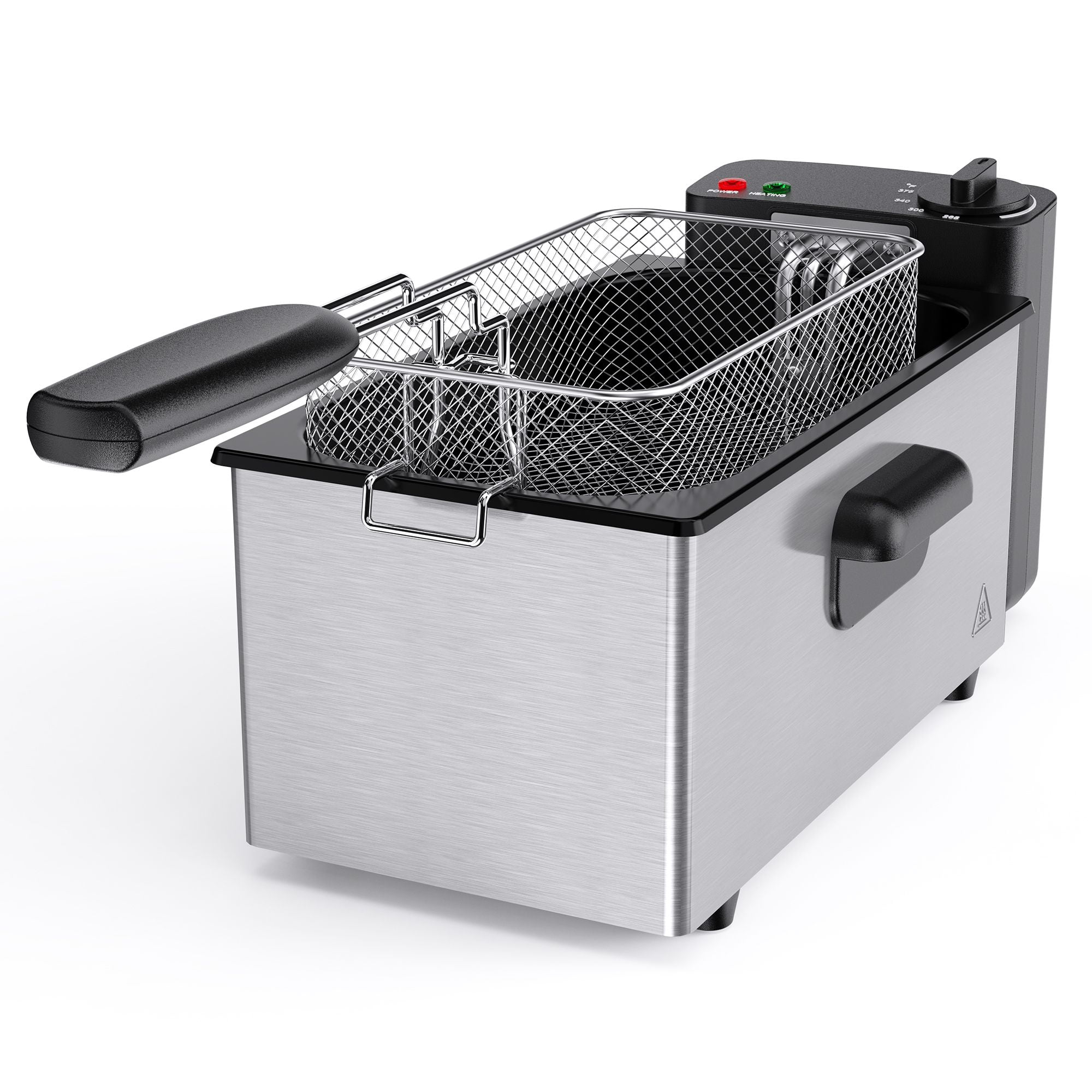 Gianna 3L Deep Fryer with Basket for Home Use, 1500W, Deep Fryer with Oil Filtration, Temp Control