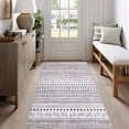 thumbnail image 1 of Gianna 3x5 FT Imitation Linen Area Rugs for Living Room, Machine Washable, Low Pile, Ruggable Non-Slip Rug for Bedroom, Dining Room, Geometric Lines, 1 of 7