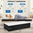 thumbnail image 1 of Gianna 4" Full Memory Foam Tri-Fold Mattress, Portable Foldable Mattress for Guest Beds & Travel, 1 of 7