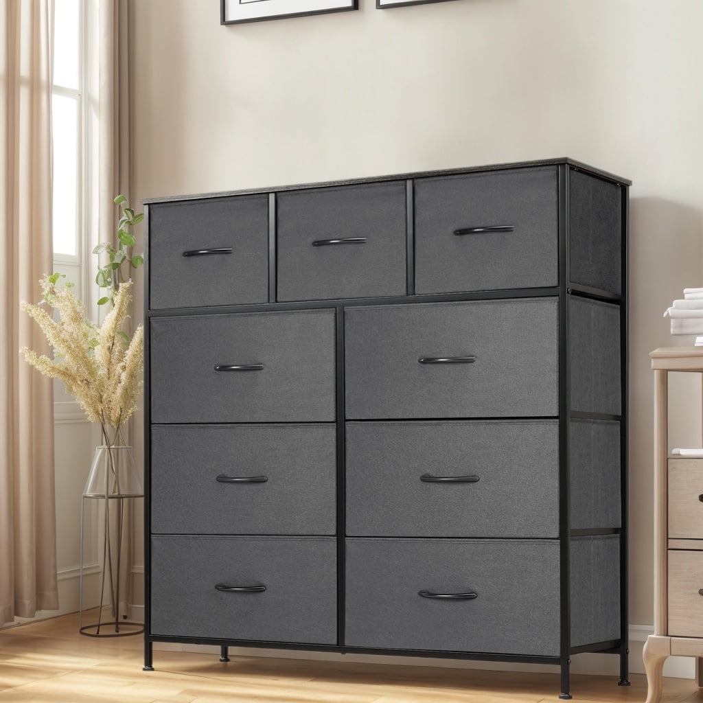 CONCETTA 9-Drawer Fabric Dresser, Perfect for Home, Office & Entryway ...