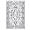 thumbnail image 1 of Gianna 9x12 FT Large Polyester Area Rug for Living Room, Machine Washable Low-Pile Rug with Non-Slip Backing, Durable Edge Binding for Bedroom, Dining Room, Christmas Rug, Vintage Style, Blue, 1 of 7