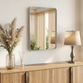 thumbnail image 1 of Gianna Anti-Fog Bathroom Wall Mirror – 22" x 30" Shatterproof Vanity Mirror with Rectangular Metal Frame, Sliver, 1 of 5