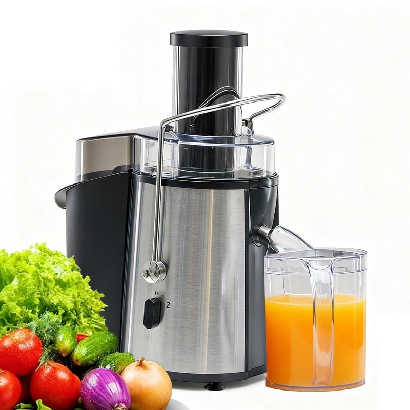 Gianna Centrifugal Juicer Machines, 700W Juice Extractor with 3" Feed Chute for Whole Vegetable and Fruit, Electric Juicer with Dual-Speed Quick Juicing, Easy to Clean, BPA-Free