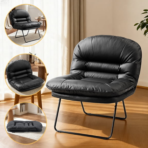 Gianna Foldable Living Room Chair, Portable Multi-Functional Floor Chair for Gaming, Reading, Lounging & Meditation, Ideal for Living Rooms, Bedrooms & Camping