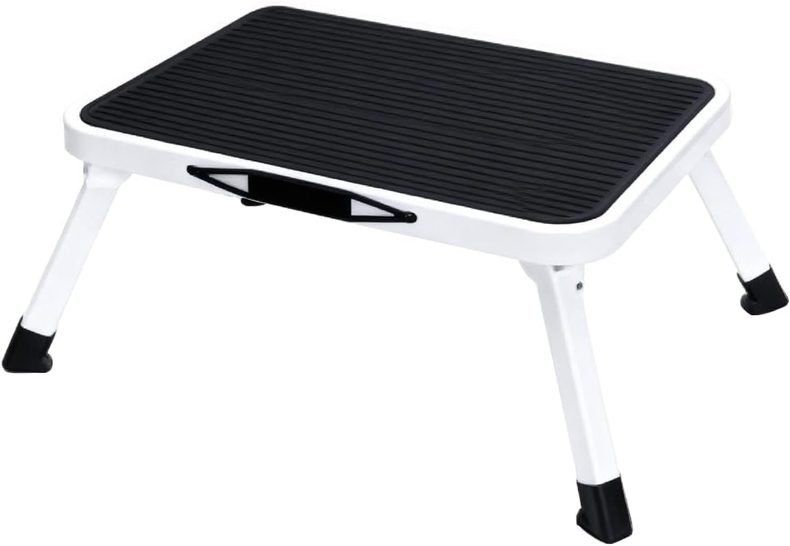 Gianna 2 Pack Foldable Step Stool with Non-Slip Platform & Rubber Feet