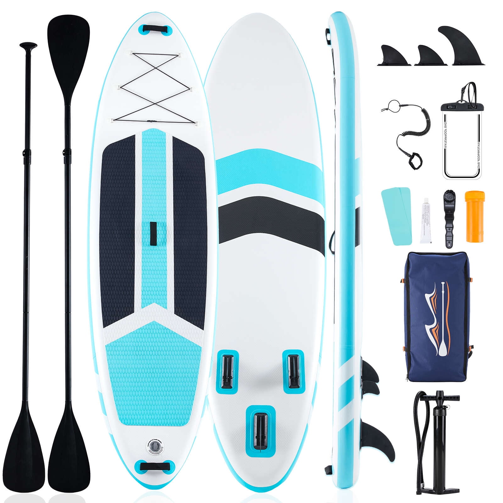 Gianna Inflatable Stand Up Paddle Board with Premium SUP Paddleboard Accessories,2-in-1 Paddle for Adults,Blue