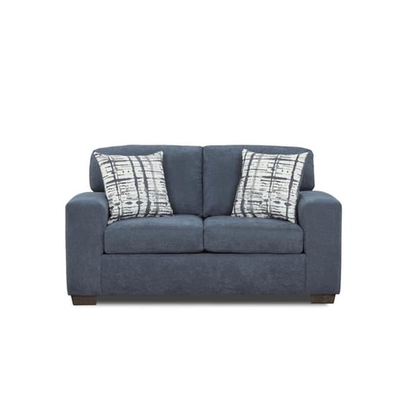 Gianna Loveseat Sofa, Navy