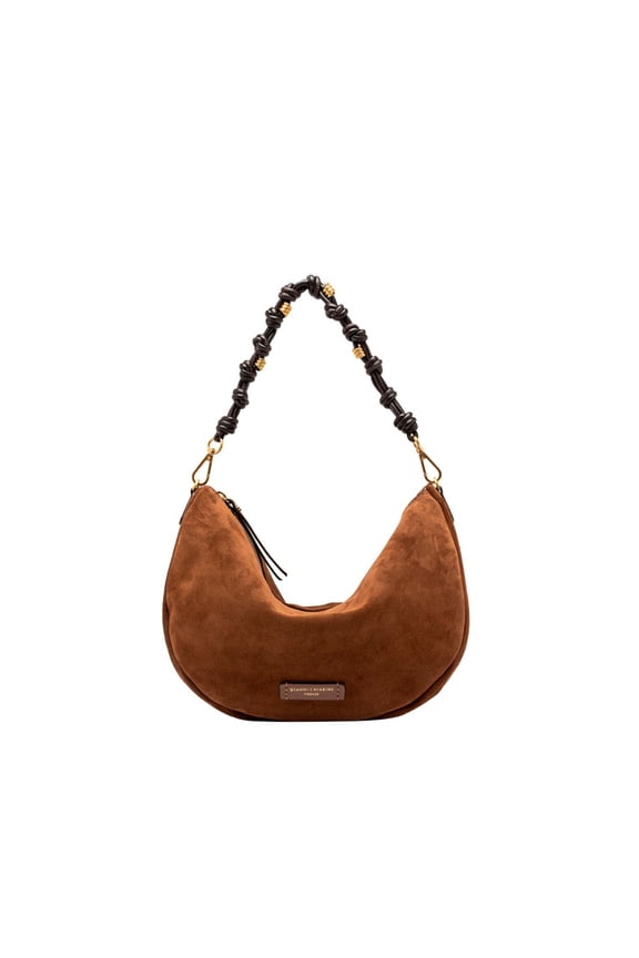Women's Cognac Cleo Suede Hobo Bag Brown