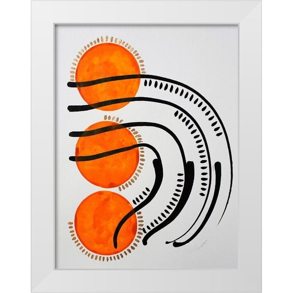 Gianni, Katie 12x14 White Modern Wood Framed Museum Art Print Titled - Get a Grip