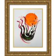 thumbnail image 1 of Gianni, Katie 19x24 Gold Ornate Wood Framed with Double Matting Museum Art Print Titled - Walking Barefoot in the Grass, 1 of 4