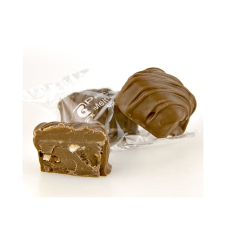Giannios Candy Company Individually Wrapped Milk Chocolate Pecan Meltaways, Bulk 10 lb. Box