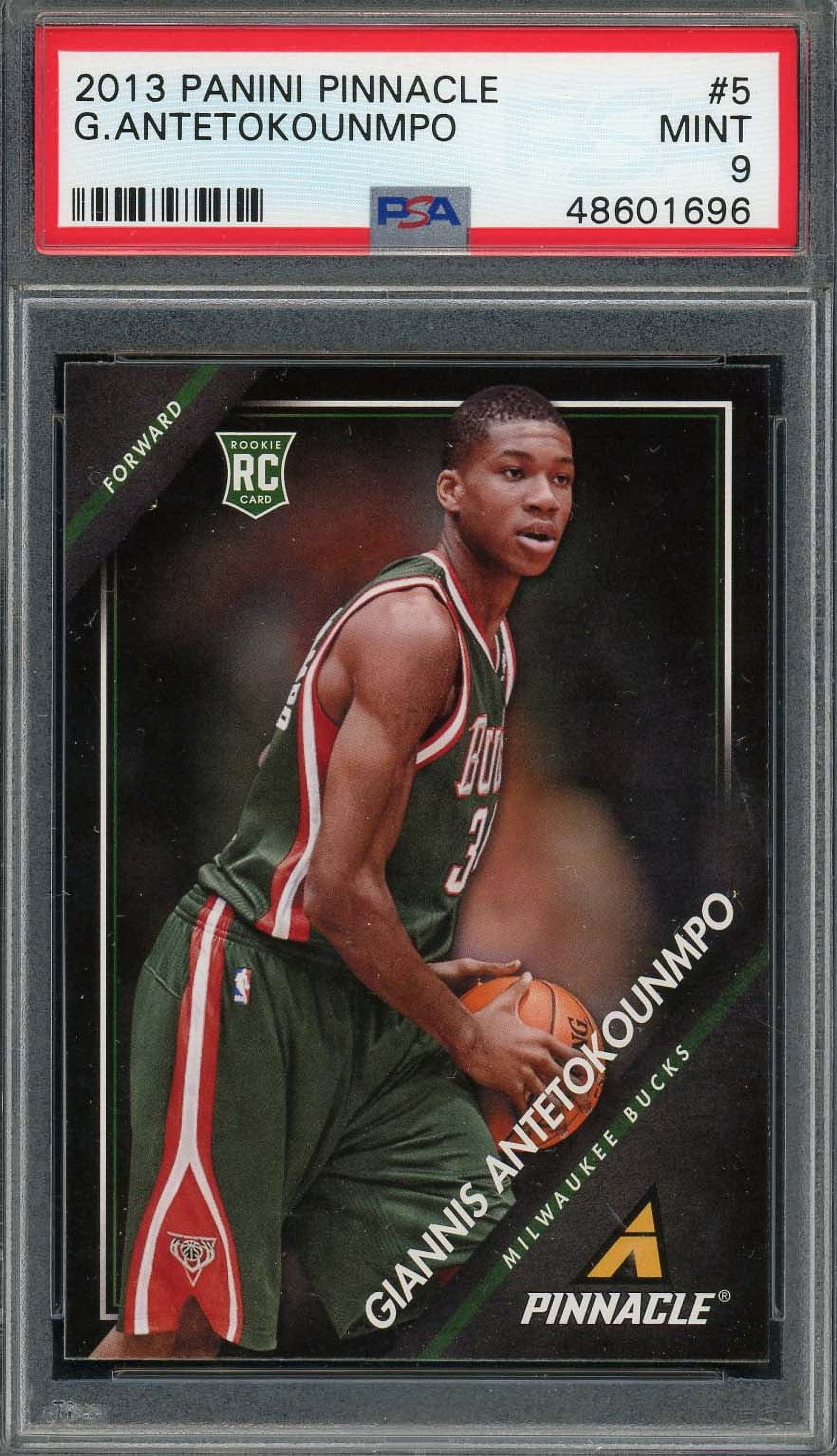 2013 Panini Hopps Giannis ヤニス RC ルーキーカード Giannis Antetokounmpo Autographed 2013 Panini Hoops Rookie
