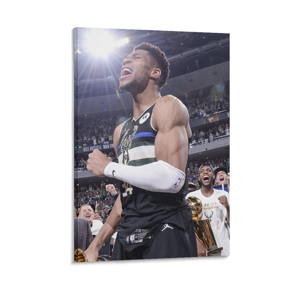 Giannis Antetokounmpo Greek Freak Posters Wall Art Picture Painting Poster Canvas Print Posters Artworks Bedroom Living Room Decor 08x12inch(20x30cm)