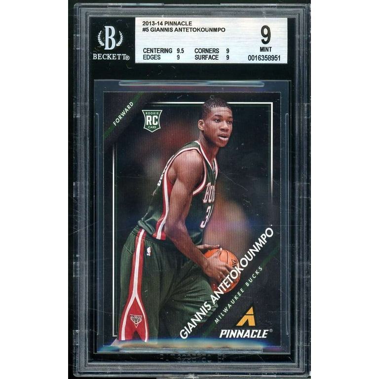 Giannis Antetokounmpo Rookie Card 2013-14 Pinnacle #5 BGS 9 (9.5 9