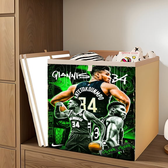 Giannis Antetokounmpo organizer box say goodbye to clutter with one sleek box. Reclaim your space and keep the elegance for yourself.12.99  12.99  12.99 in.