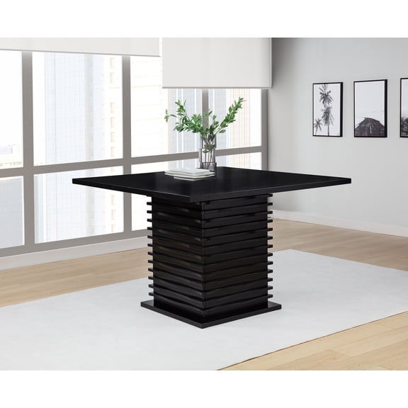 Giannis Contemporary Pedestal Counter-Height Dining Table
