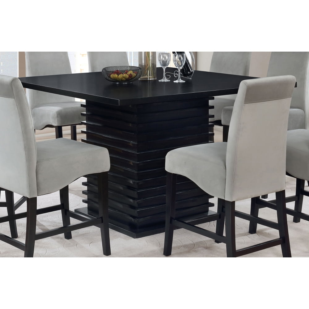 Giannis Contemporary Pedestal Counter-Height Dining Table - Walmart.com
