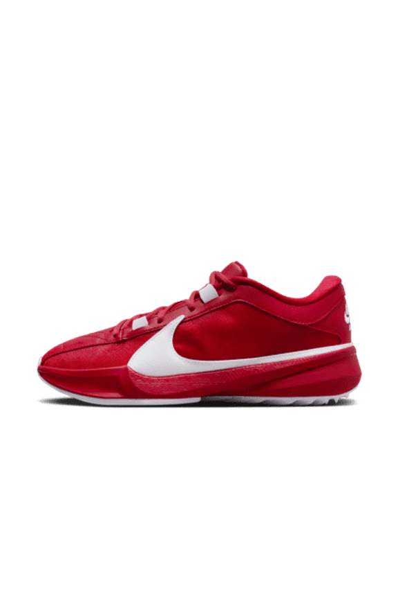 Giannis Freak 5 (Team) Basketball Shoes Color: University Red/White Size: 8