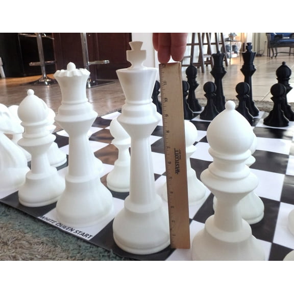 DJRV Giant Chess Set, Kings are over 13" Tall 32 Pieces