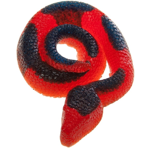 Giant Gummy Snake-Red Cherry & Blue Raspberry