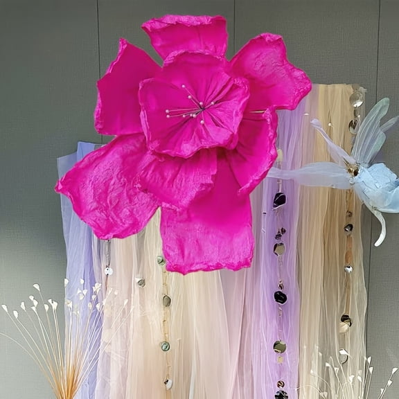 Giant 39.37-Inch Pleated Paper Flower for Weddings, Parties, and Home Decor