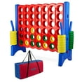 thumbnail image 1 of Giant 4 in a Row Connect Game - Storage Carry Bag Included, 4 Feet Wide by 3.5 Feet Tall - Oversized Activity for Kids and Adults, 1 of 6