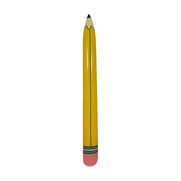 Giant 43-Inch Inflatable Pencil, Reusable Pvc Material, Back-To-School Party Decor And Kids Toys Activity Props