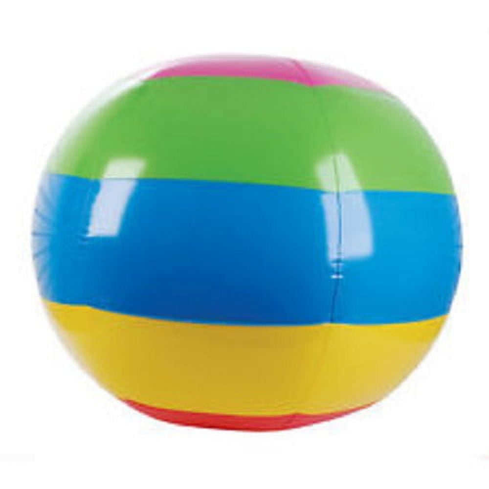 Giant 48" Multi Color Beach Ball Pool Toy Luau Party Game Fun Monster Size