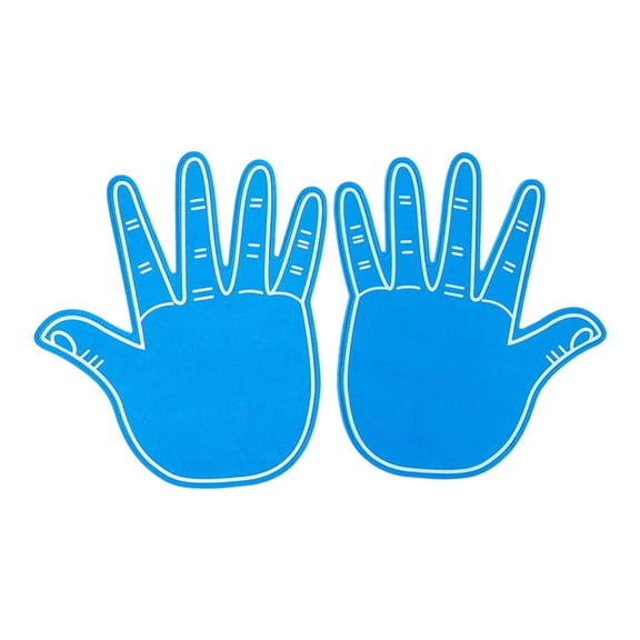 Giant 5-Finger EVA Foam Cheer Hands, Colorful Cheering Props for Cheerleaders Sports Events Parties