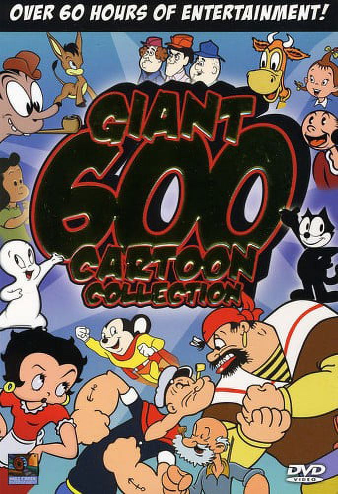 200 Classic Cartoons 4 Disc Set (DVD) Betty Boop,popeye,Fe