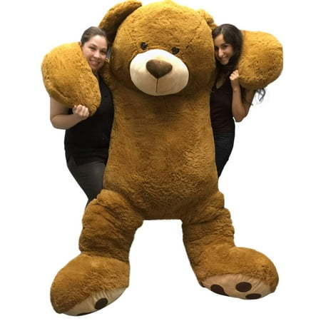 Giant 8 Foot Teddy Bear 96 Inch Soft Big Plush Brown Oversized Teddybear