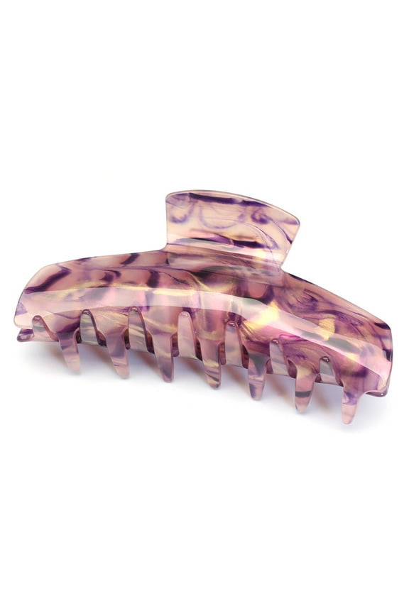 Jumbo Large Hair Claw Clip for Women Strong Non-Slip Thick Long Hair Accessory 1 Count, 4.7 Inch, Purple