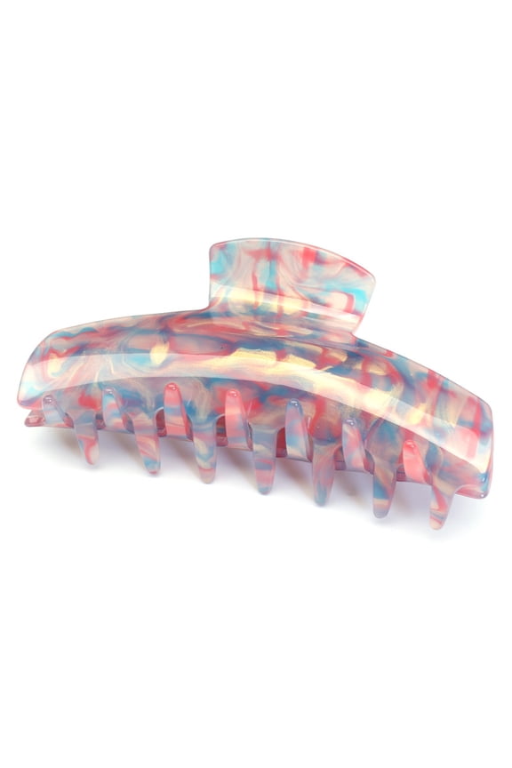 Jumbo Large Hair Claw Clip for Women Strong Non-Slip Thick Long Hair Accessory 1 Count, 4.7 Inch, Pink