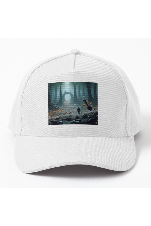 Giant Ant Soldier Baseball Cap, Enchanting Forest Military Insect Character Design, Classic Hat