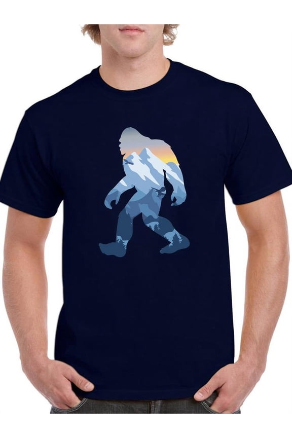 Giant Ape Landscape T-Shirt Men -Smartprints Designs, Male Large