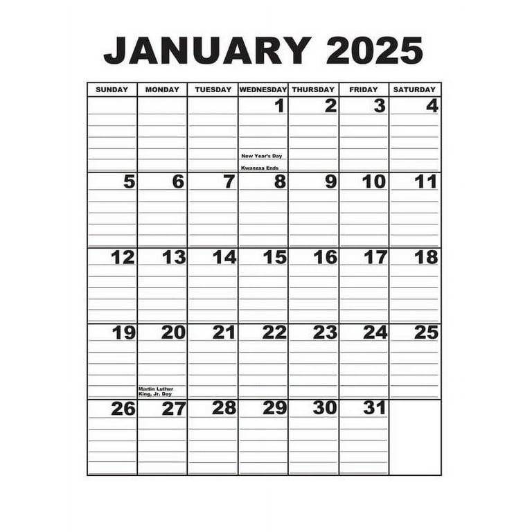 Giant Appointment Calendar 2025 - Walmart.com giant-appointment-calendar-2025-walmart-com