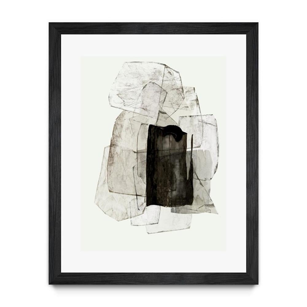 Giant Art 24x32 Blotting Ink II Matted and Framed in Multi-Color - Walmart.com