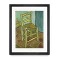 thumbnail image 1 of Giant Art 24x32  Van Gogh's Chair  1888  Matted and Framed in Yellow, 1 of 3