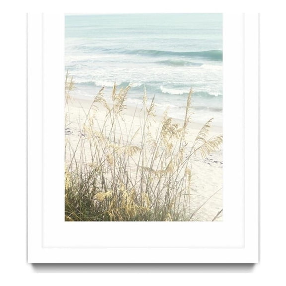 Giant Art 24x36 Beach Days Matted and Framed in Multi-Color