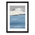 thumbnail image 1 of Giant Art 24x36 Blue Flatlands II Matted and Framed in White, 1 of 3