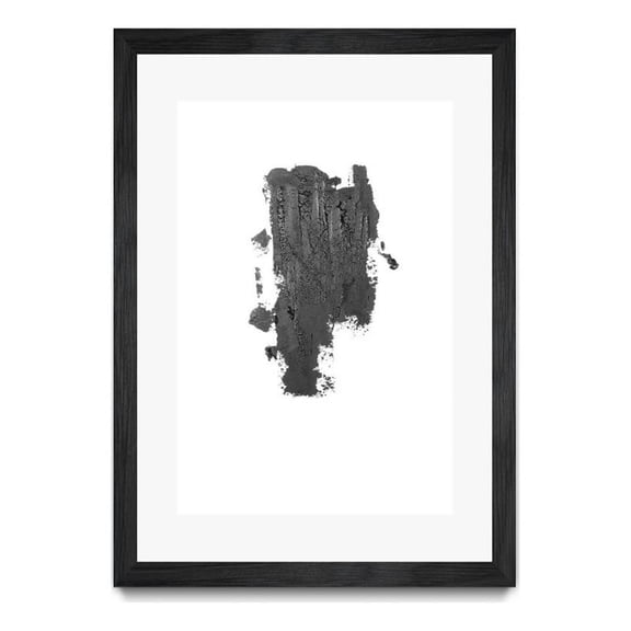 Giant Art 24x36 Coal I Matted and Framed in Multi-Color