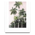 thumbnail image 1 of Giant Art 24x36 Palms Under A Pink Sky Matted and Framed in Multi-Color, 1 of 3