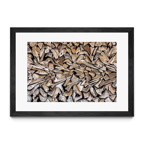 Giant Art 24x36 Pearson - Against The Grain Matted and Framed in Multi-Color