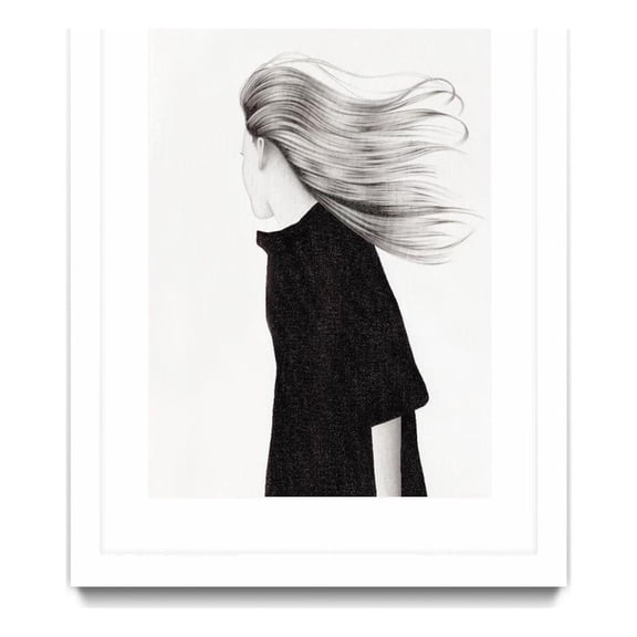 Giant Art 24x36 Zero Gravity II Matted and Framed in Multi-Color