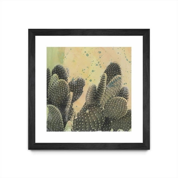 Giant Art 30x30 Desert Dreams II Matted and Framed in Multi-Color