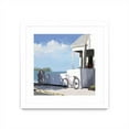 thumbnail image 1 of Giant Art 30x30 Key West Cabana II Matted and Framed in White, 1 of 3